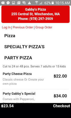 Gabby's Pizza Screenshot 1
