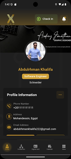 X TAG: Digital Business Cards Screenshot 2