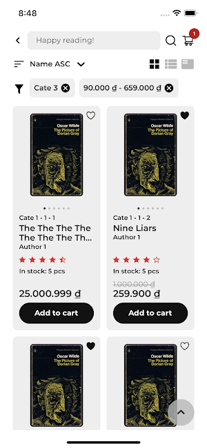 C92 Book E-Store Screenshot 2