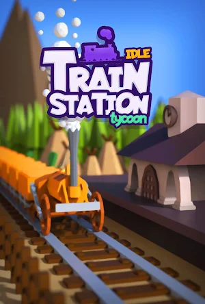 Idle Train Station Tycoon : Money Clicker Inc. Screenshot 0