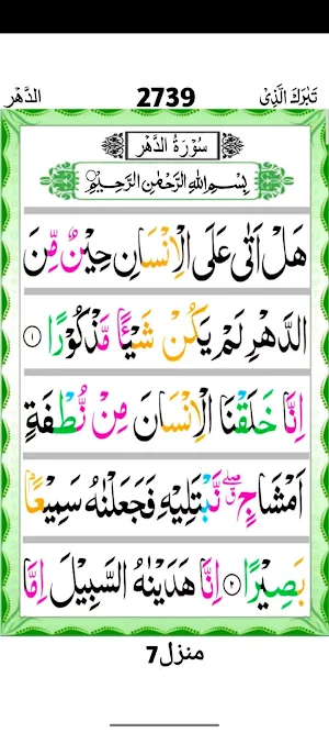 Surah Dahr Screenshot 2