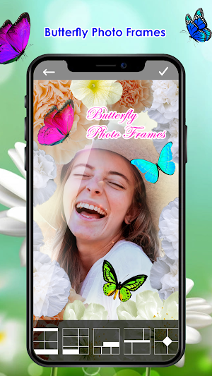 Butterfly Photo Editor Frames Screenshot 1