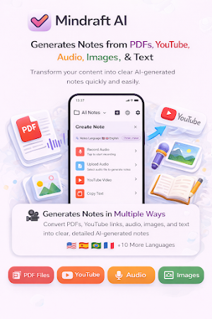 Mindraft: Smart AI Notes Screenshot 0
