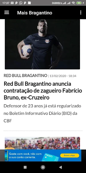 Mais Bragantino Screenshot 2