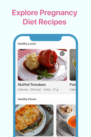 Pregnancy Apps: Diet Plan, Food Guide & Tips Screenshot 1