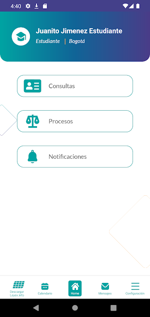 Gestión Jurídica Screenshot 1