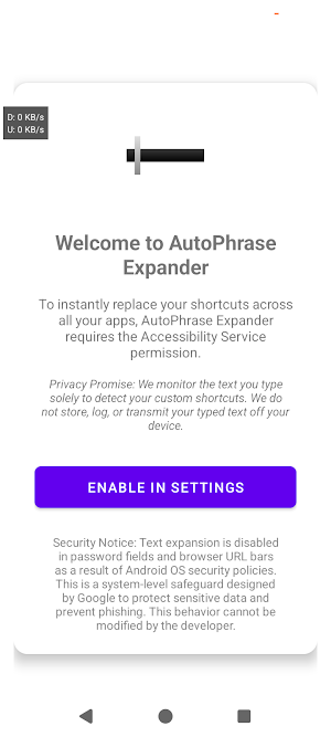 AutoPhrase Text Expander Screenshot 1