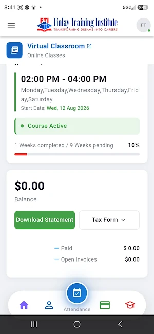 Finlay Training Institute Screenshot 0