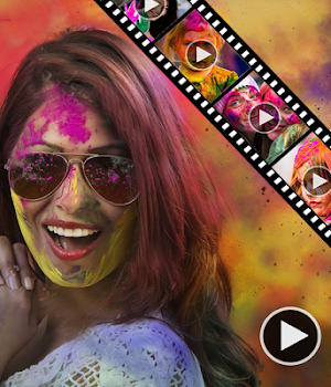 Happy Holi Video Maker Screenshot 2