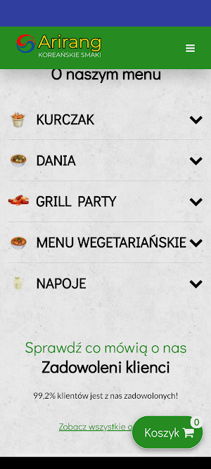 Restauracja Arirang Screenshot 0