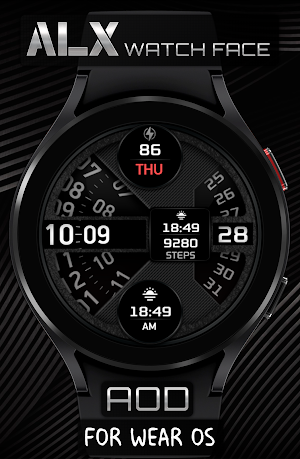 ALX05 Disk Watch Face Screenshot 3