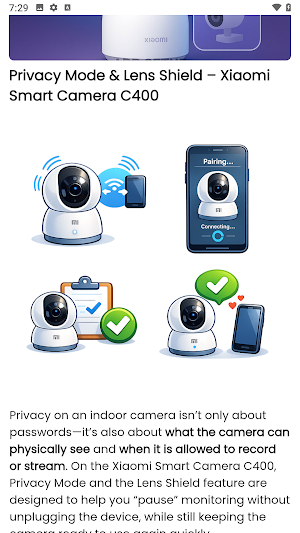 Xiaomi Smart Camera C400 Guide Screenshot 1