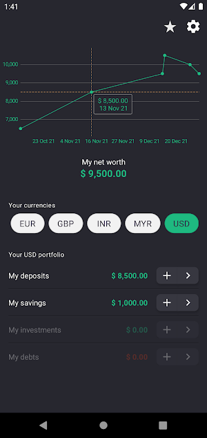 Money & FD Manager / Tracker Screenshot 0