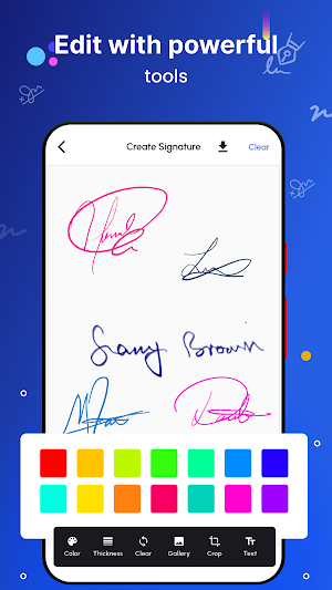 E-Signature:  Sign PDF Doc Screenshot 2