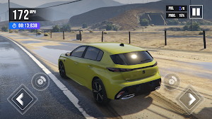 Car Game: City Drive Peugeot Screenshot 2
