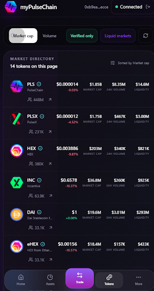myPulseChain Screenshot 2