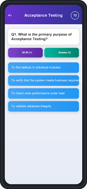Quality Testing Trivia Quiz Screenshot 3