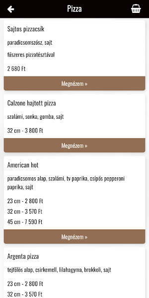 Halász Cafe Screenshot 1