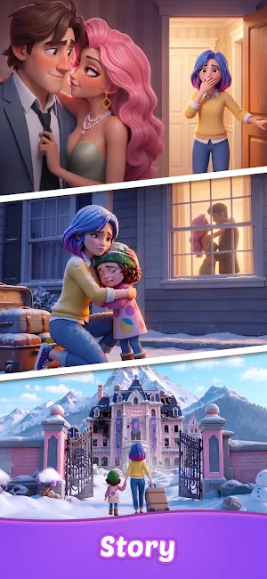 Frozen Manor: Merge Mystery Screenshot 1