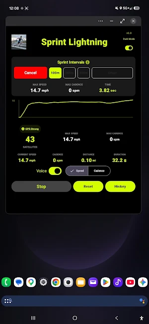Sprint Lightning Screenshot 2
