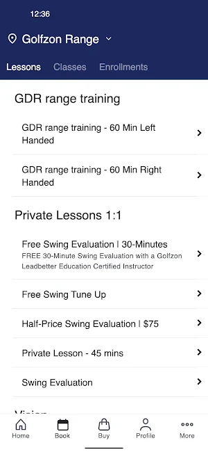 Golfzon Range Screenshot 1