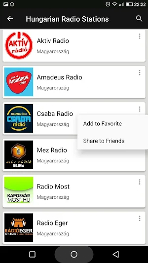 Hungarian Radio Stations Screenshot 2