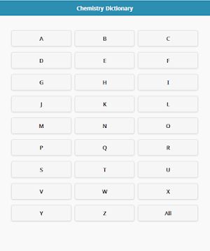Chemistry Dictionary Screenshot 0