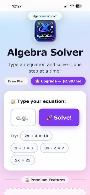 AlgebraNaviQ Screenshot 0
