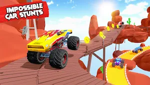 Mountain Climb Stunt : Mega Ramp Car Racing Games Screenshot 2