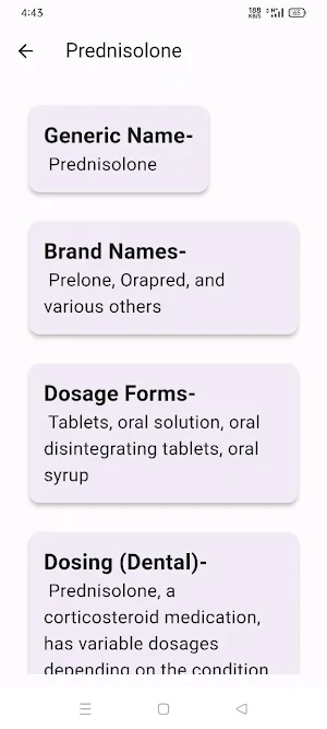 Dental Pharmacology Screenshot 1