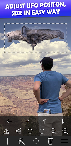 Ufo in Photo - Free Editor Screenshot 1