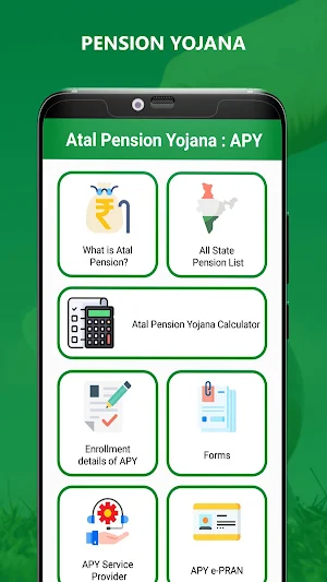Pension Yojana :APY Calculator Screenshot 0