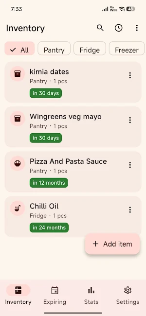 Pantry & Food Expiry Tracker Screenshot 0