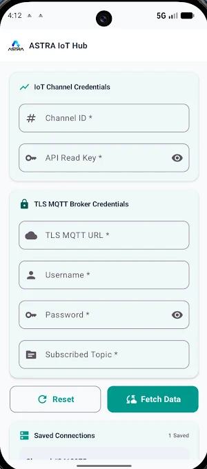ASTRA IoT Hub Screenshot 0