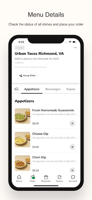 Urban Tacos Screenshot 1