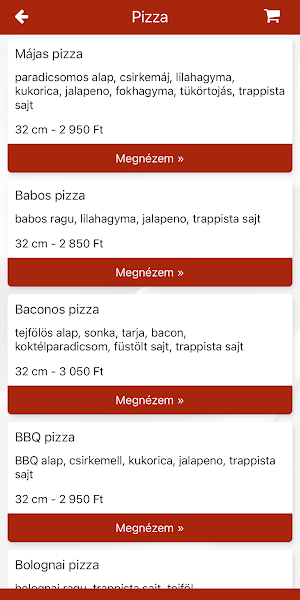 Vigáni Pizzéria Screenshot 1