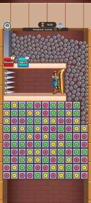 Stonefall Defense: Bolt Puzzle Screenshot 2