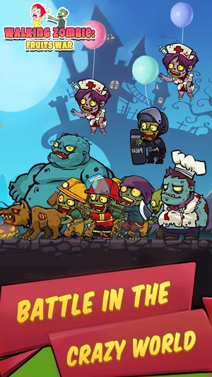 Walking Zombie: Fruits War Screenshot 1