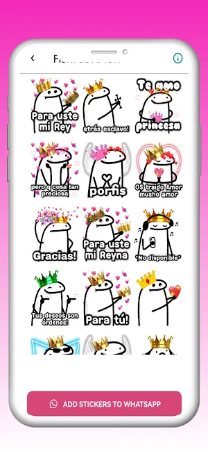 Flork de Amor Stickers Screenshot 2