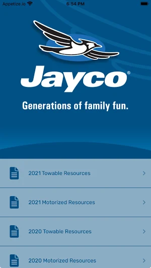 Jayco Sales Tool Kit Screenshot 0