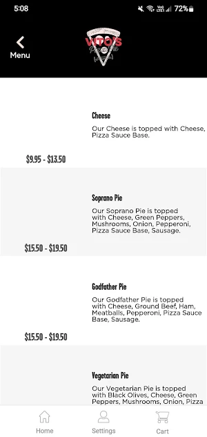 Vito’s Pizza Pie Screenshot 2