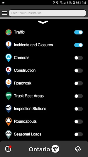 Ontario 511 Screenshot 2
