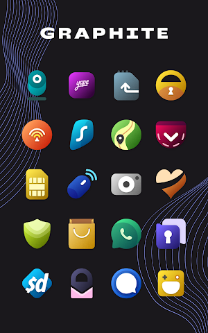 Graphite Icon Pack Screenshot 2