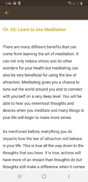Mindset and Attraction Screenshot 3