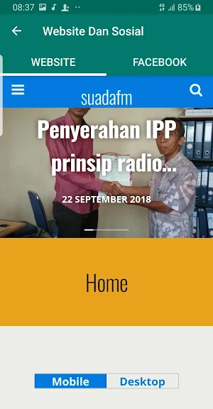 RADIO SUADAFM SANGATTA Screenshot 3