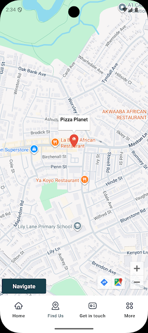 Pizza Planet Takeaway Screenshot 2