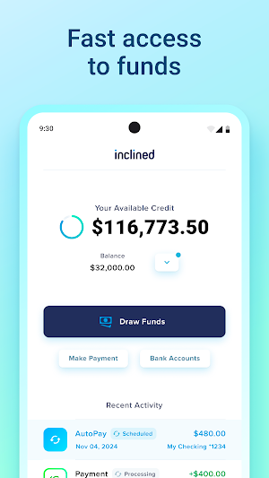 Inclined Line of Credit Screenshot 0
