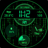 Digital+ Matrix Watch Face