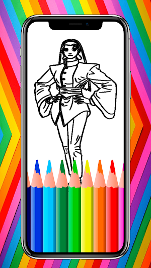 Yagami King Coloring Book Screenshot 3