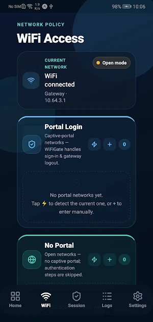 WiFiGate Screenshot 1